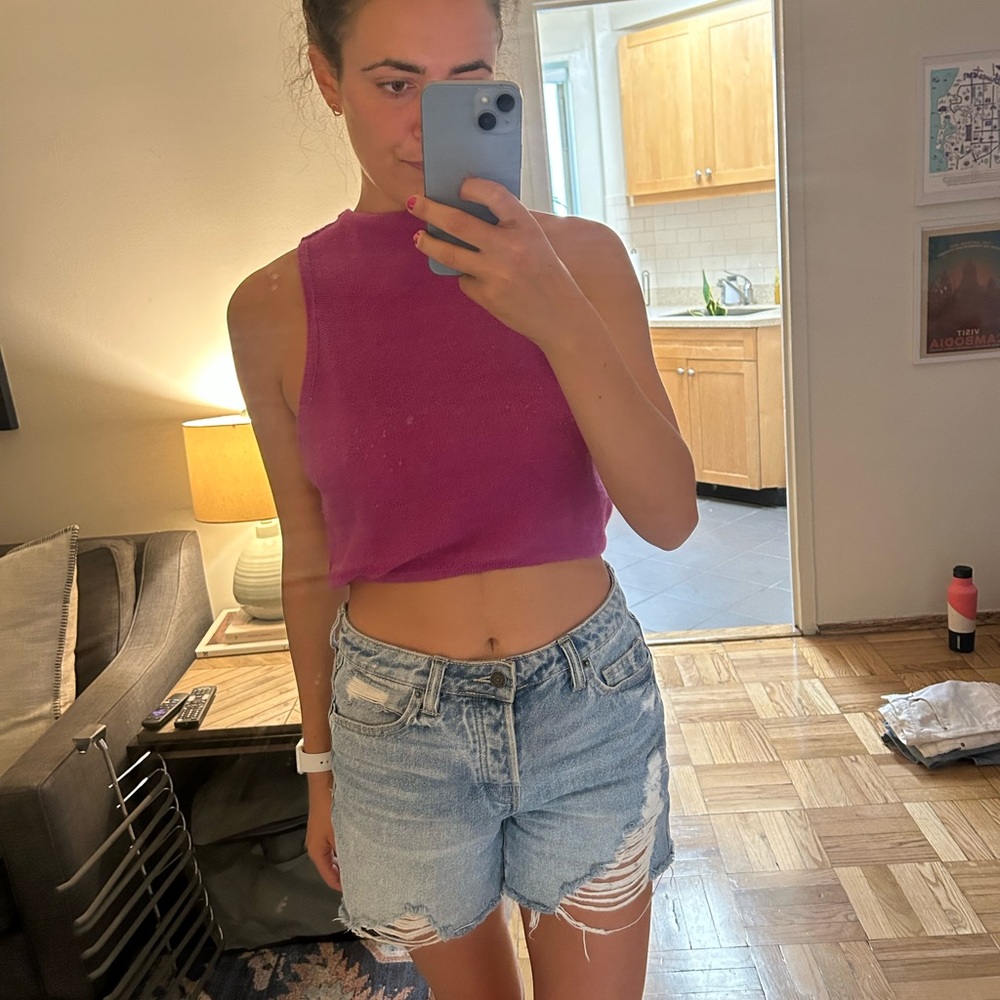 Free people pink tank
